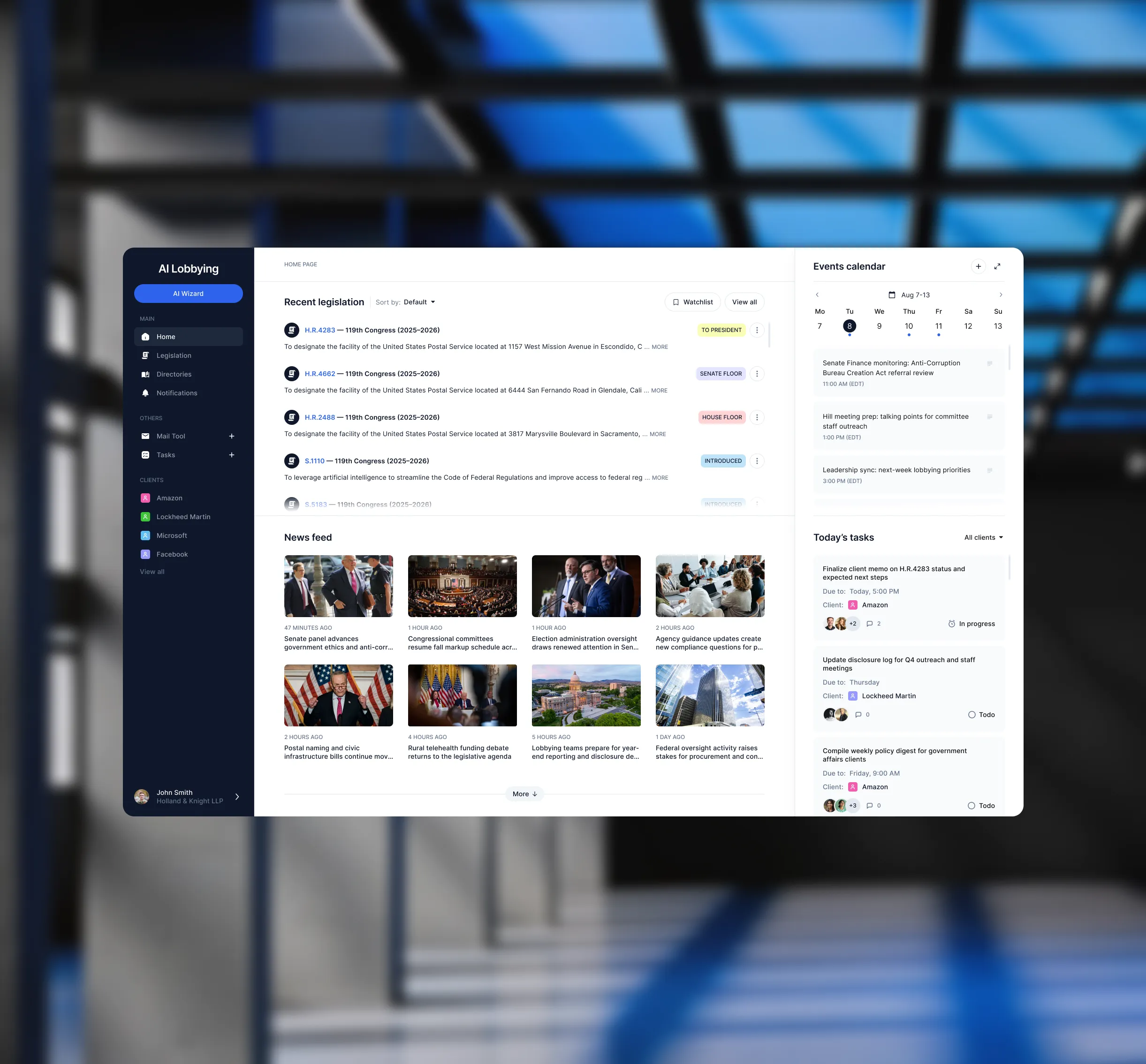 AI Platform for Legal Services solution overview